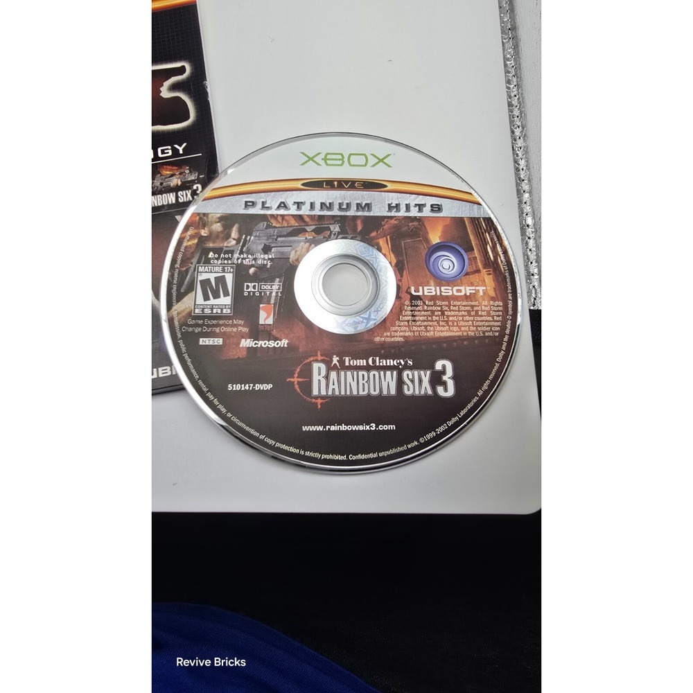 Tom Clancy's Classic Trilogy (Microsoft Xbox, 2004) CIB Complete Tested Working - Picture 7 of 11